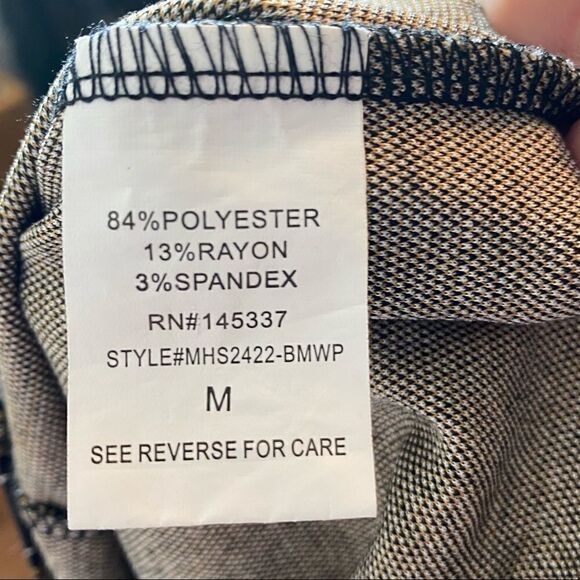 Hesperus Plaid Mini Skirt Size Medium Black Tan - Picture 6 of 8